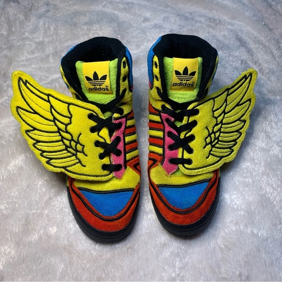 Jeremy Scott x Adidas Other - Adidas Jeremy Scott JS Wings Rainbow Terry Sneakers Men’s 8 /fits Women’s 9.5–10